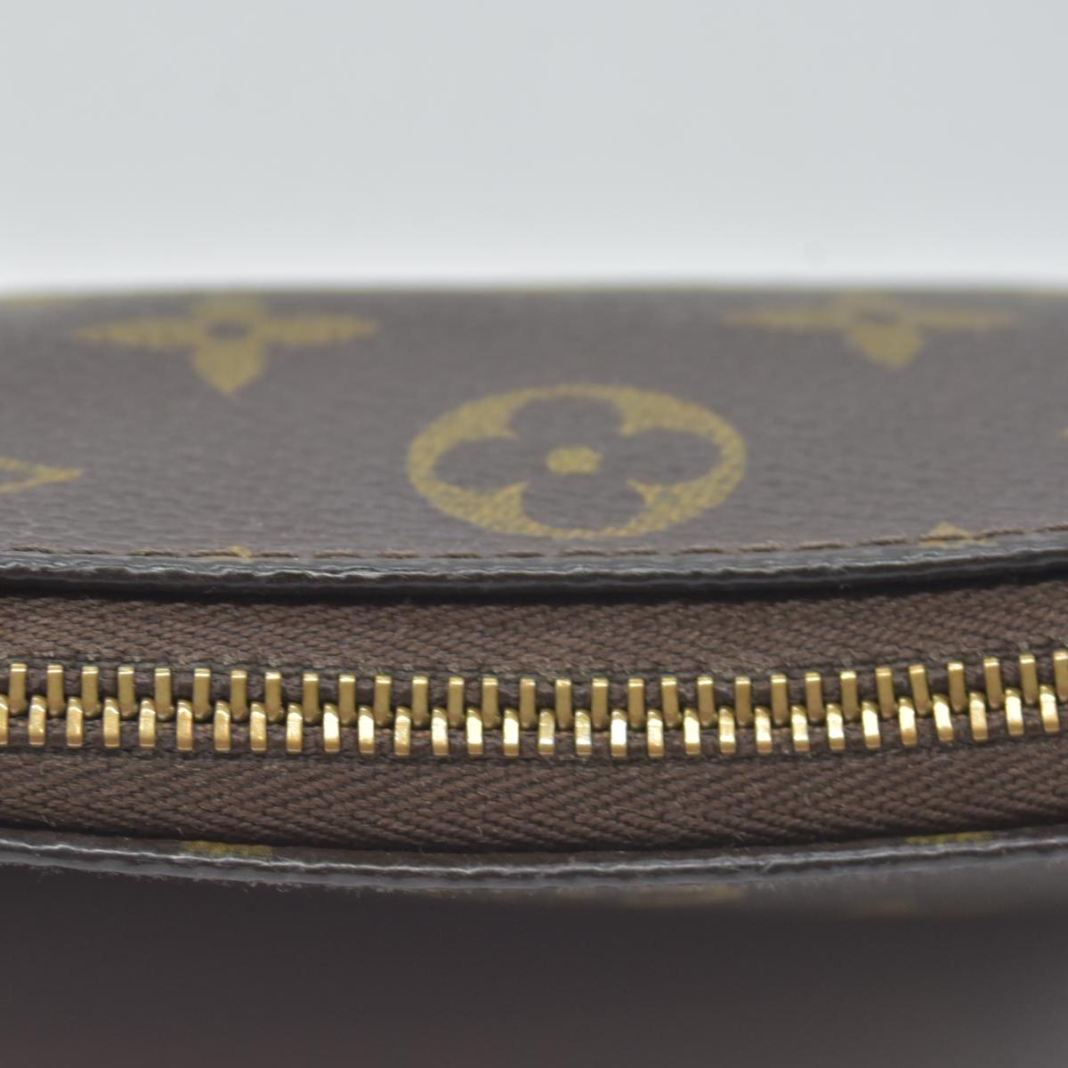 $890 2007 Louis Vuitton Monogram Mini Pochette Accessories Pouch DU4027