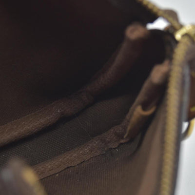 $890 2007 Louis Vuitton Monogram Mini Pochette Accessories Pouch DU4027