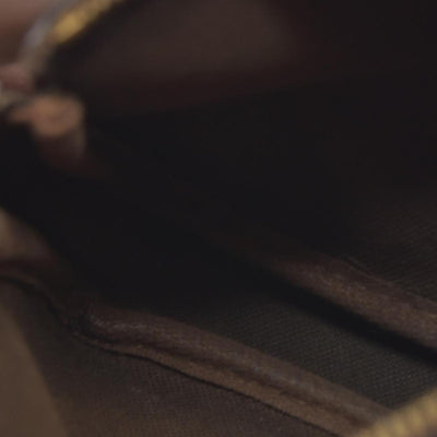 $890 2007 Louis Vuitton Monogram Mini Pochette Accessories Pouch DU4027