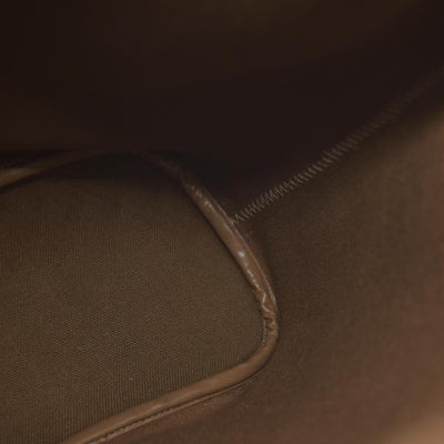$1150 Christian Dior Vintage Coated Canvas Honeycomb Bucket Bag Tan Brown CONSIGNMENT