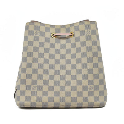 $2550 2019 Louis Vuitton Damier Azur Neonoe MM Eau De Rose SP1159