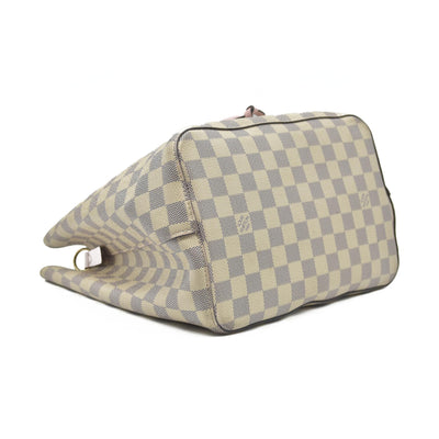 $2550 2019 Louis Vuitton Damier Azur Neonoe MM Eau De Rose SP1159