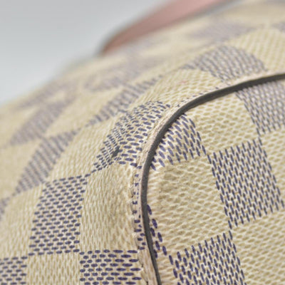 $2550 2019 Louis Vuitton Damier Azur Neonoe MM Eau De Rose SP1159