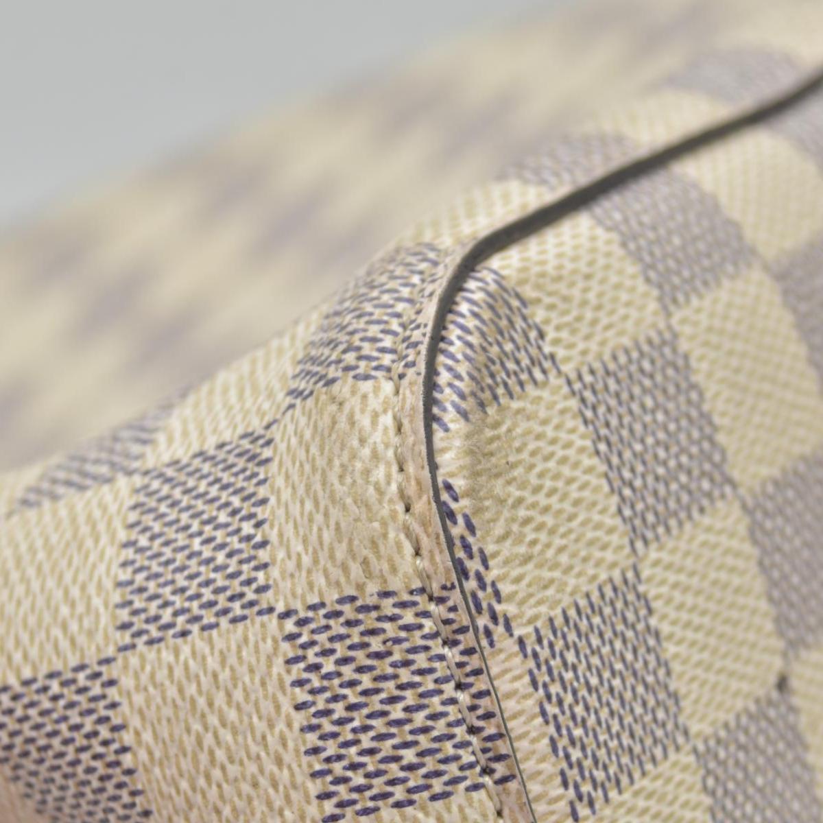 $2550 2019 Louis Vuitton Damier Azur Neonoe MM Eau De Rose SP1159