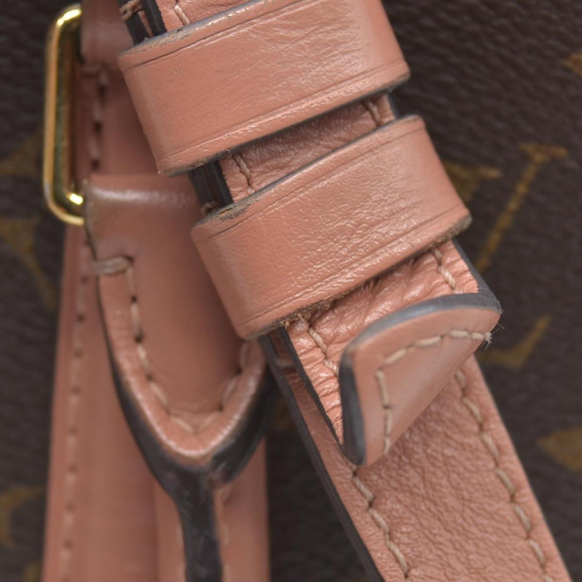 $2560 2019 Louis Vuitton Soufflot BB Monogram Peach Shoulder Bag Cloth CA4129 10019424