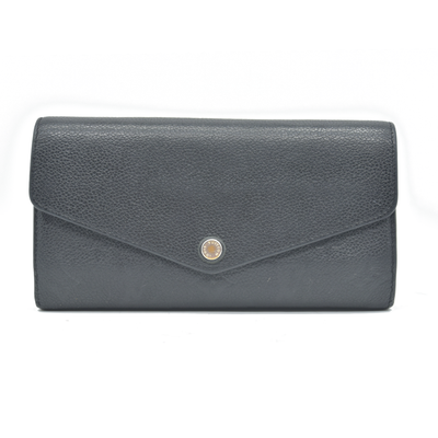 $950 Louis Vuitton  Empreinte Sarah Wallet NM Black 2017 CA1167