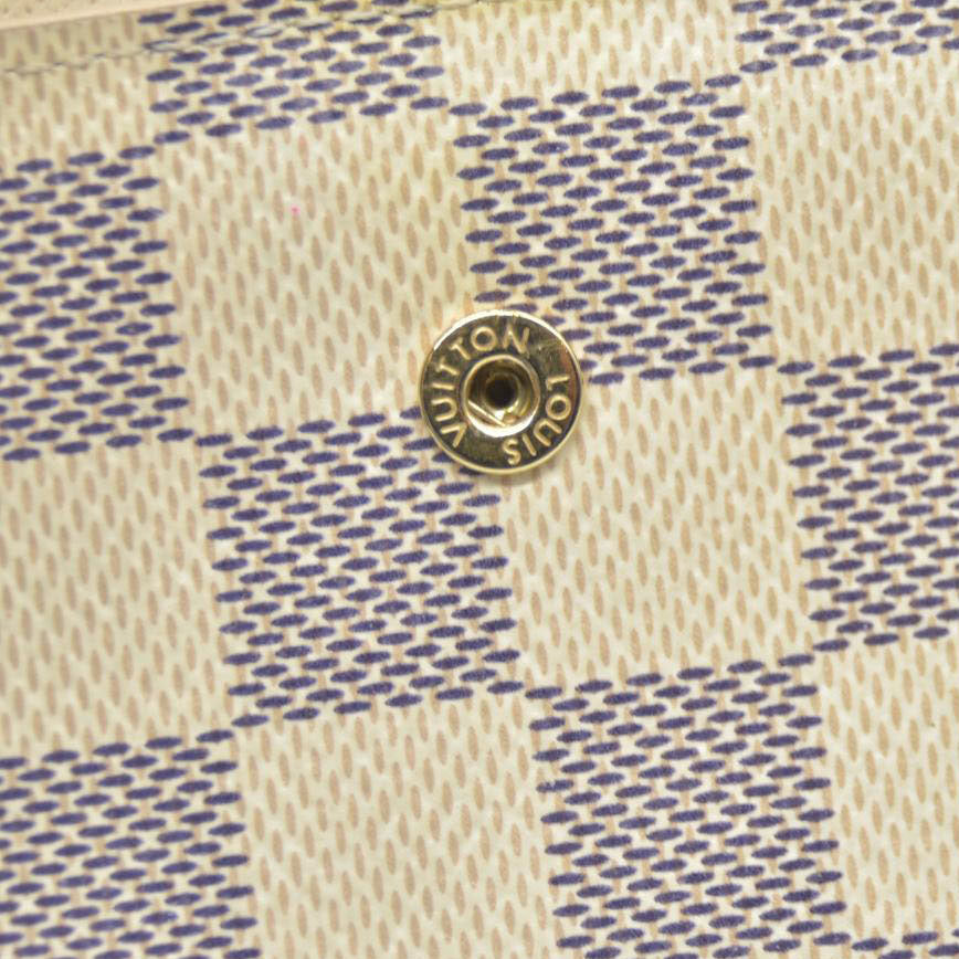 Louis Vuitton Damier Azur Agenda PM Notebook Cover White RA3149