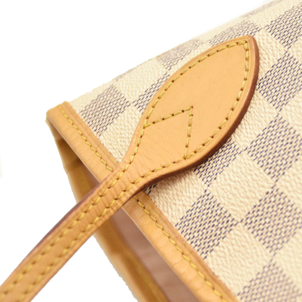 Louis Vuitton  Damier Azur Neo Neverfull MM Rose Ballerine SR2166