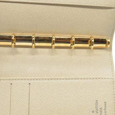 Louis Vuitton Damier Azur Agenda PM Notebook Cover White RA3149