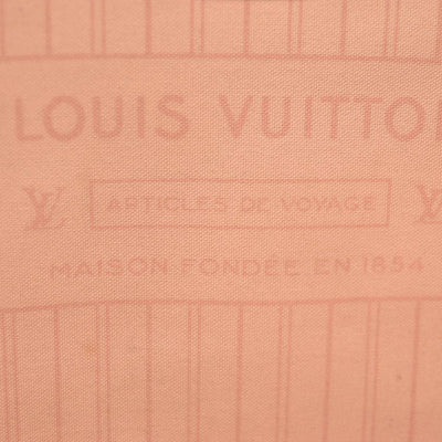 Louis Vuitton  Damier Azur Neo Neverfull MM Rose Ballerine SR2166