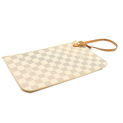 Louis Vuitton  Damier Azur Neo Neverfull MM Rose Ballerine SR2166