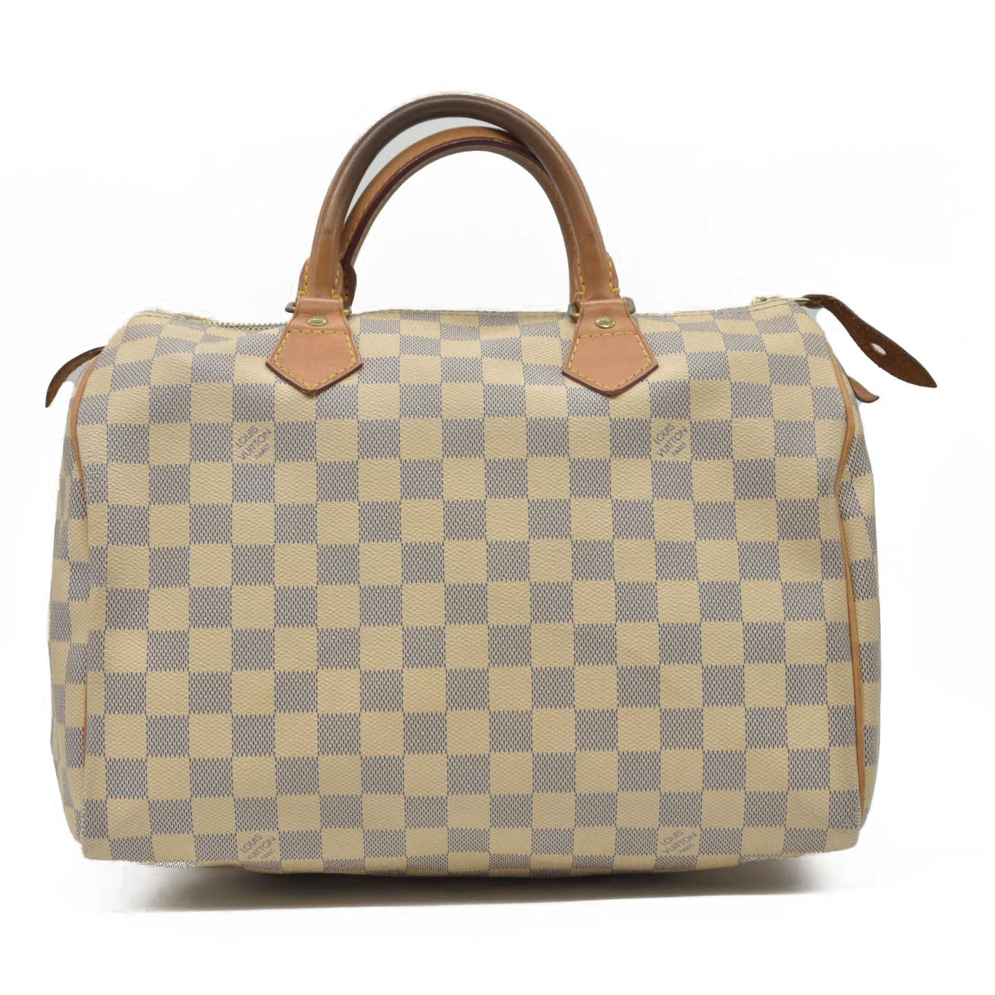 $1550 Louis Vuitton Damier Azur Speedy 30 MB0184