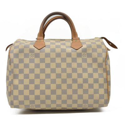 $1550 Louis Vuitton Damier Azur Speedy 30 MB0184