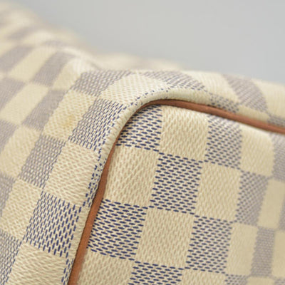 $1630 Louis Vuitton Damier Azur Speedy 30 BA1192 CONSIGNMENT