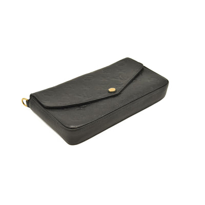 Louis Vuitton  Empreinte Pochette Felicie Chain Wallet Black