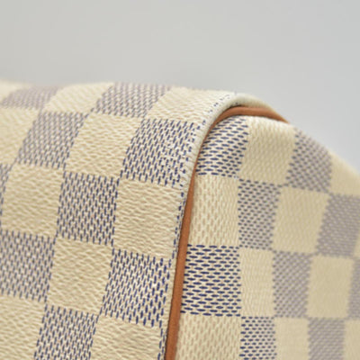 $1630 Louis Vuitton Damier Azur Speedy 30 BA1192 CONSIGNMENT