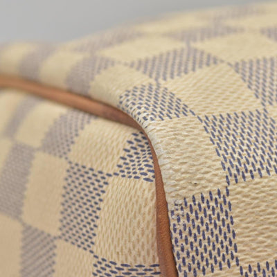 $1550 Louis Vuitton Damier Azur Speedy 30 MB0184