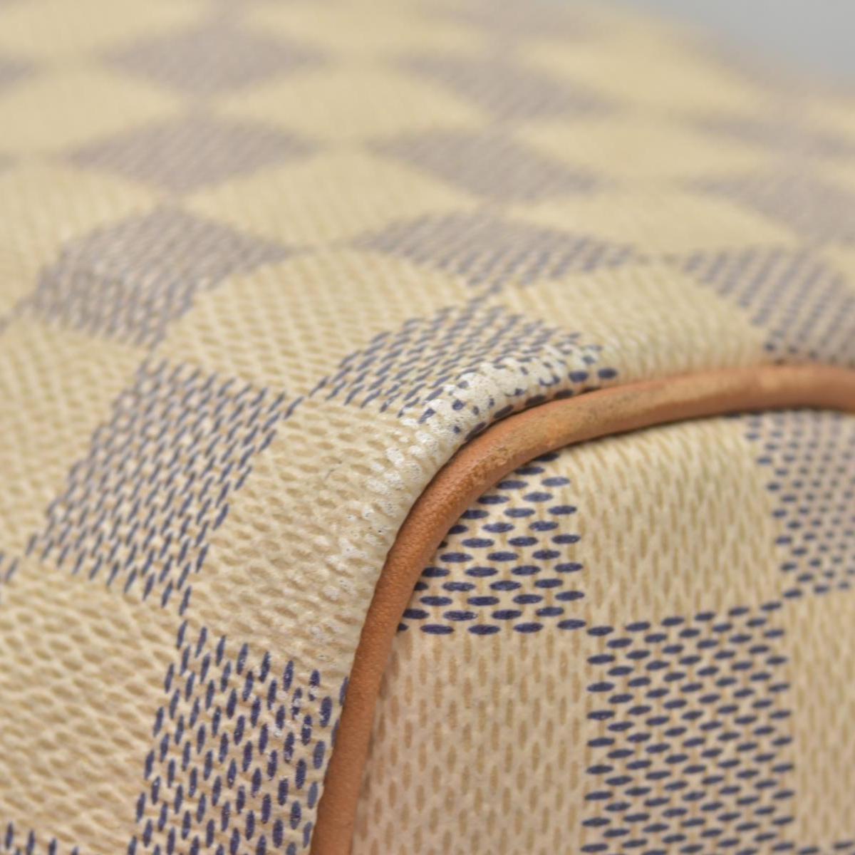 $1550 Louis Vuitton Damier Azur Speedy 30 MB0184