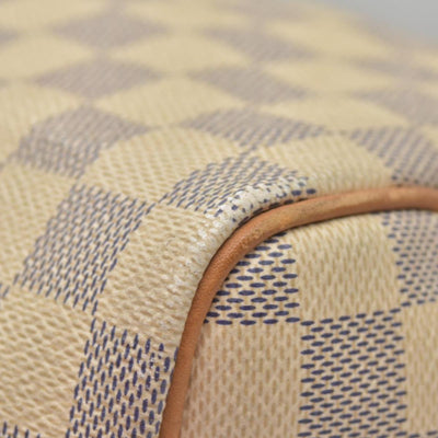 $1550 Louis Vuitton Damier Azur Speedy 30 MB0184