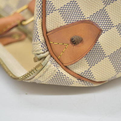 $1630 Louis Vuitton Damier Azur Speedy 30 BA1192 CONSIGNMENT