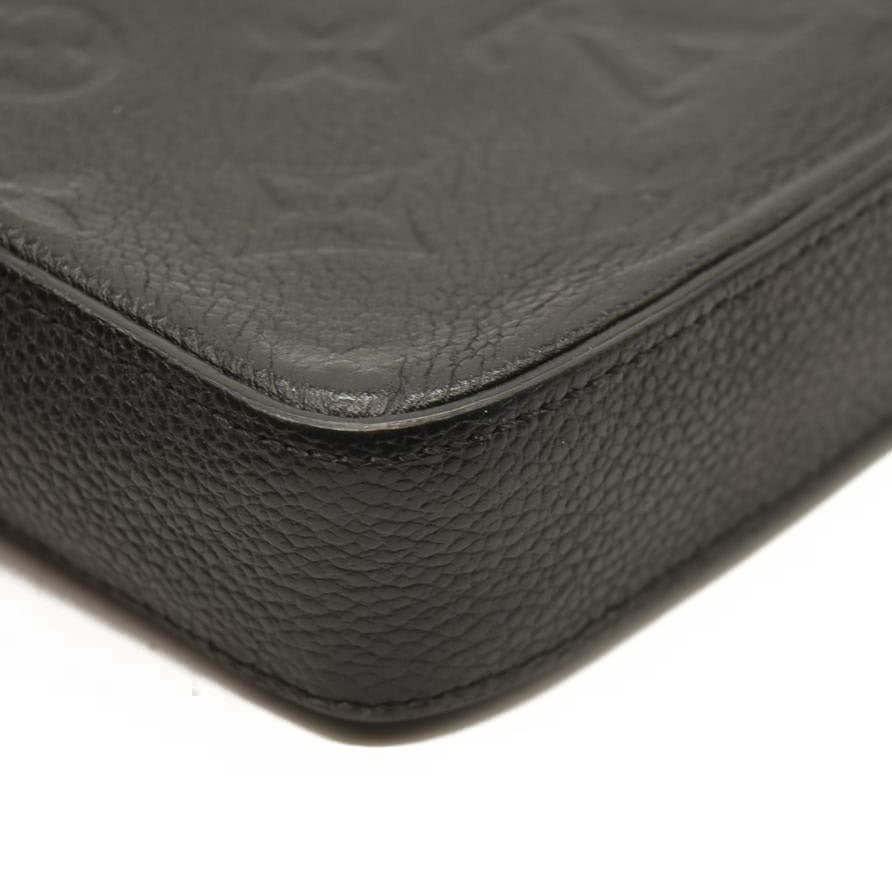 Louis Vuitton  Empreinte Pochette Felicie Chain Wallet Black
