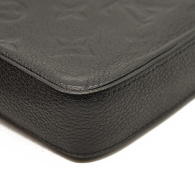 Louis Vuitton  Empreinte Pochette Felicie Chain Wallet Black