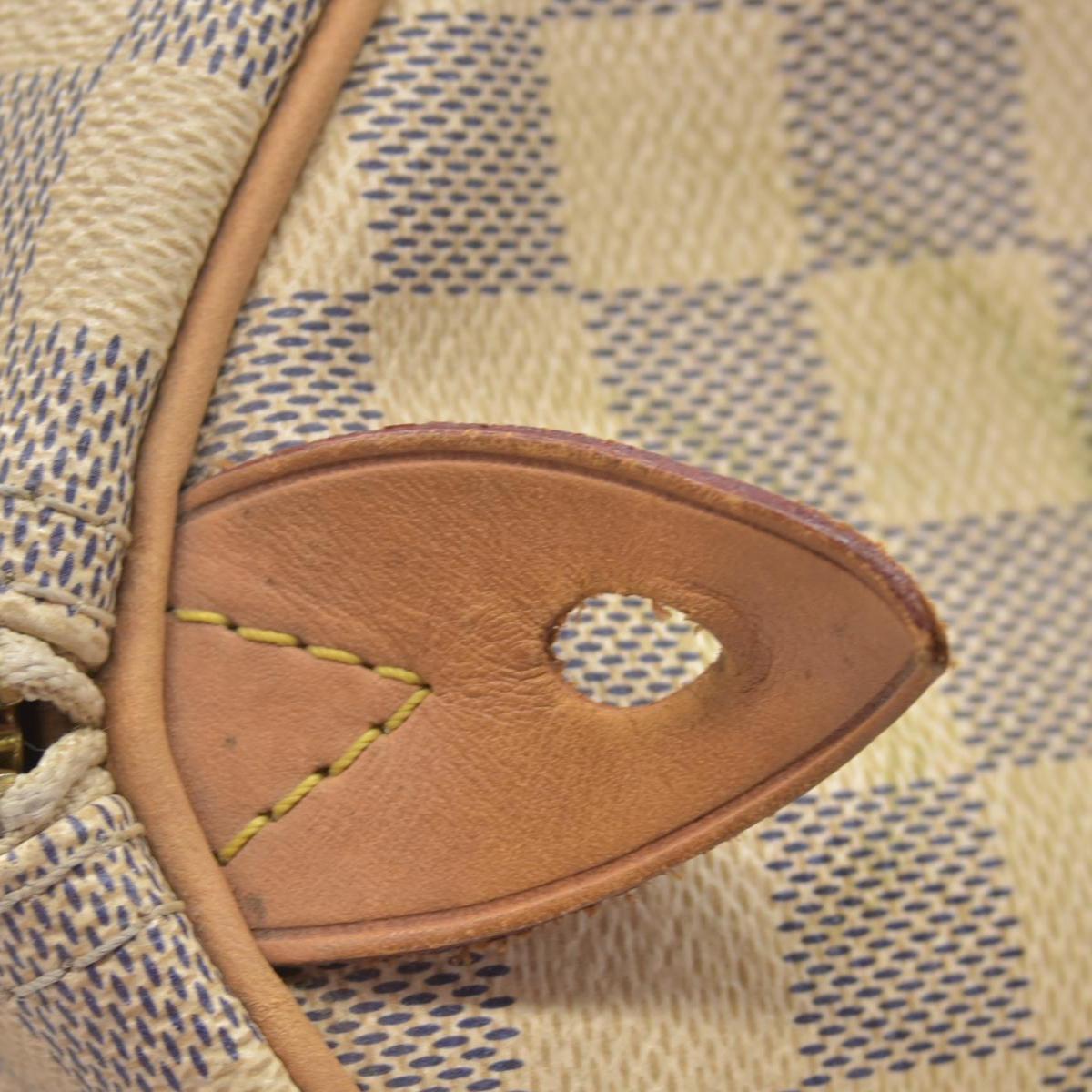 $1550 Louis Vuitton Damier Azur Speedy 30 MB0184