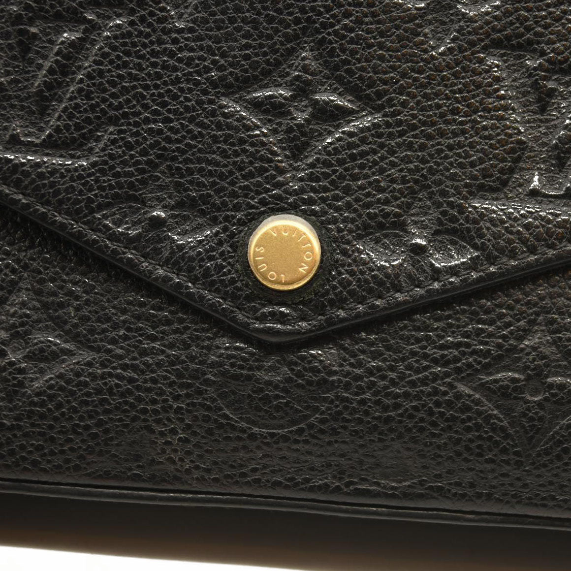 Louis Vuitton  Empreinte Pochette Felicie Chain Wallet Black