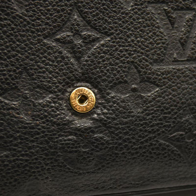 Louis Vuitton  Empreinte Pochette Felicie Chain Wallet Black