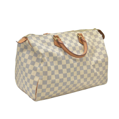 $1630 Louis Vuitton Damier Azur Speedy 30 BA1192 CONSIGNMENT