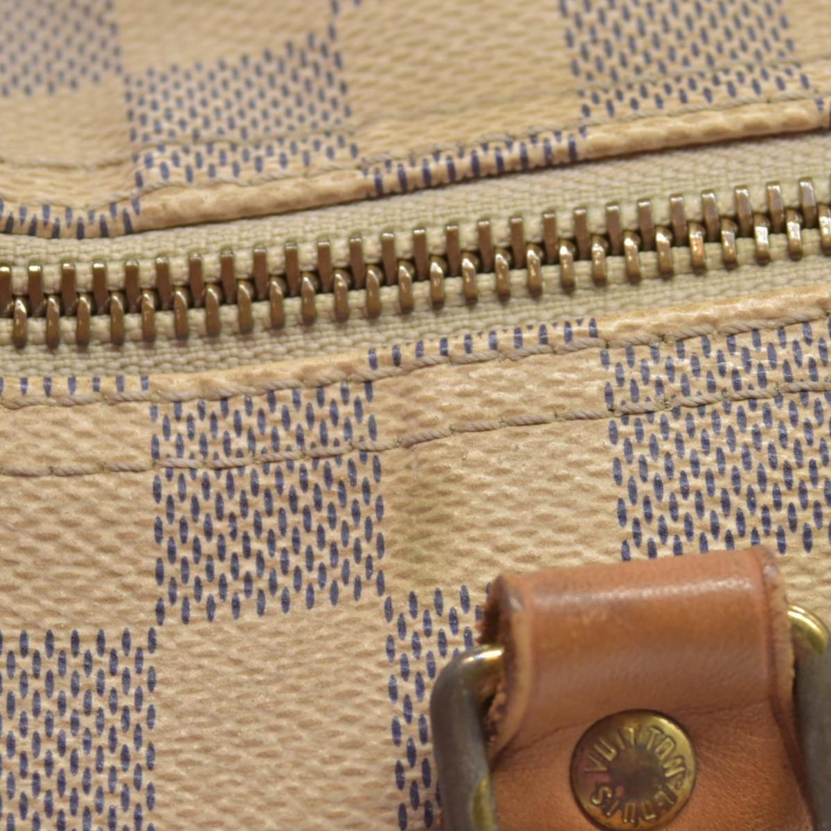 $1550 Louis Vuitton Damier Azur Speedy 30 MB0184