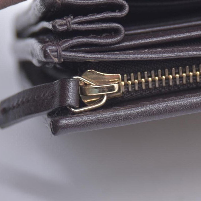 Gucci GG Brown Canvas Bifold Wallet  CONSIGNMENT 10021043