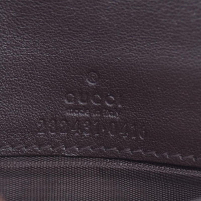 Gucci GG Brown Canvas Bifold Wallet  CONSIGNMENT 10021043