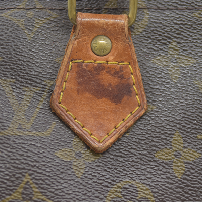 1988 Louis Vuitton Speedy 25 Handbag Monogram Brown 884
