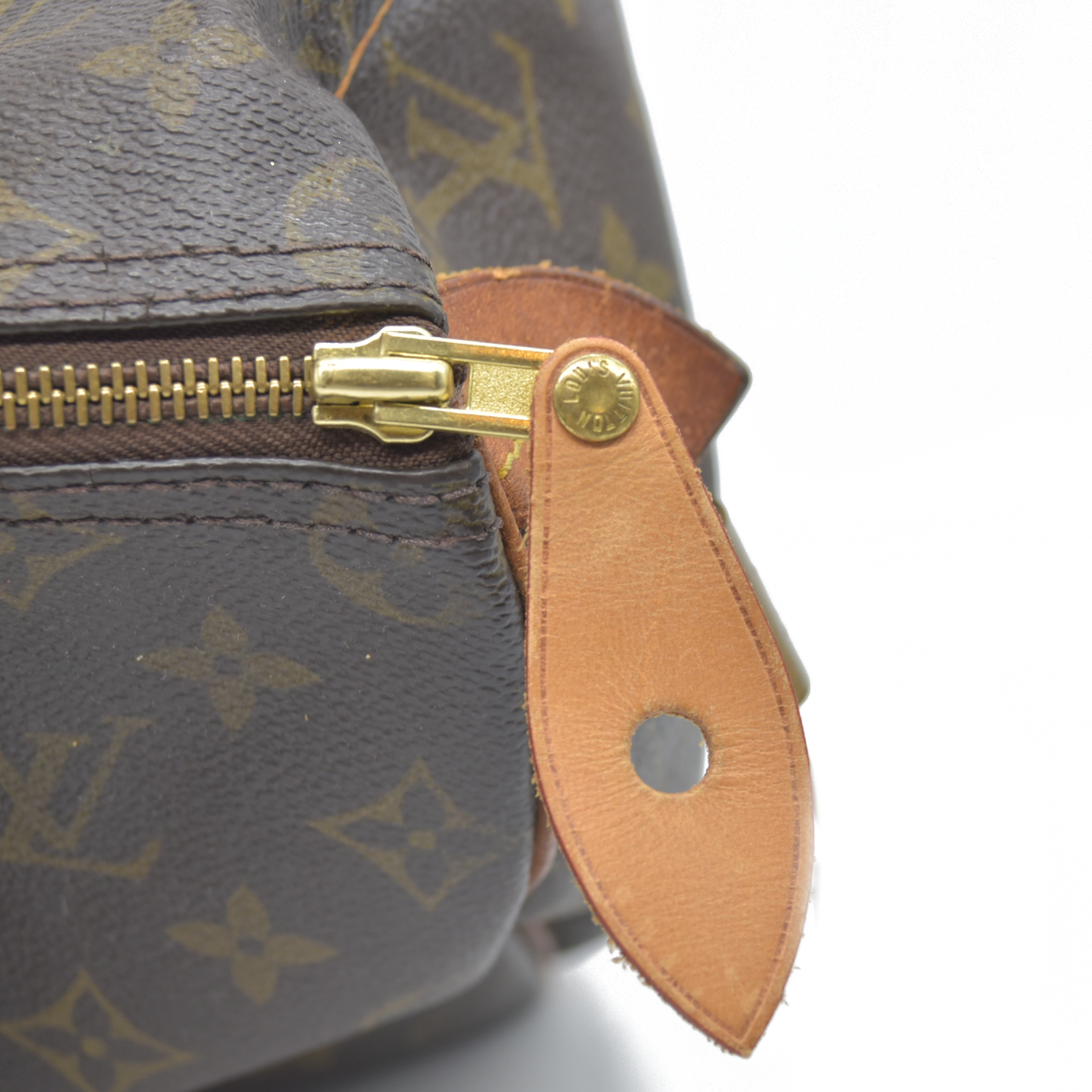 1988 Louis Vuitton Speedy 25 Handbag Monogram Brown 884