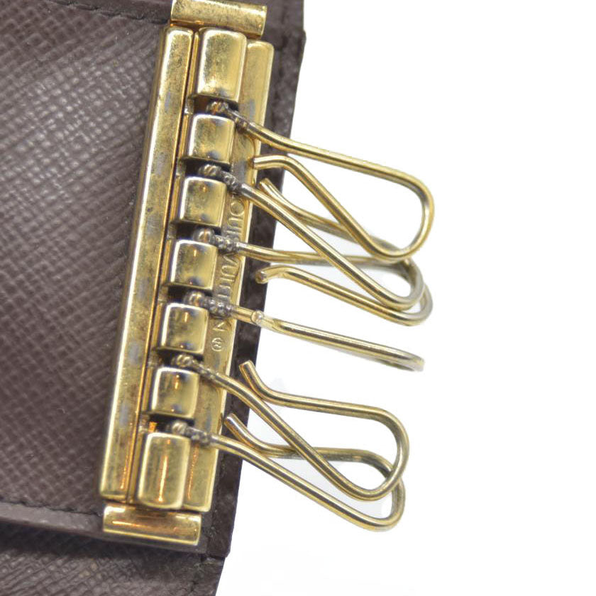 Louis Vuitton Damier Multicles 6 Ring Key Case Brown CT4134