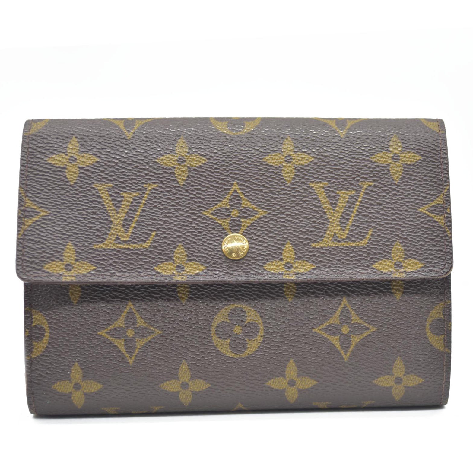 Louis Vuitton Monogram Porte Tresor Etui Papiers Wallet SP1909