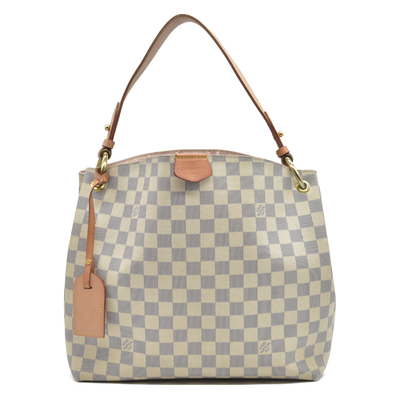 LOUIS VUITTON Damier Azur Graceful PM Tote with Tag $1980