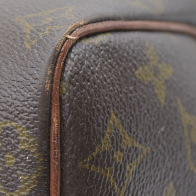 1988 Louis Vuitton Speedy 25 Handbag Monogram Brown 884