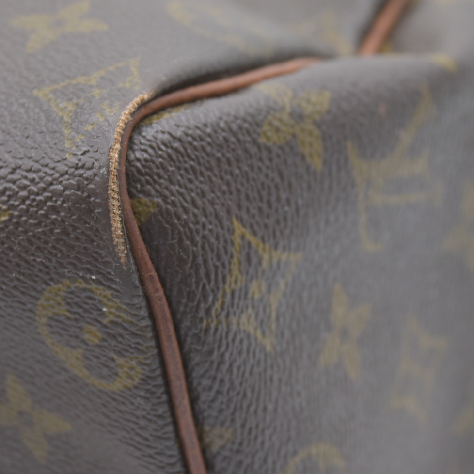 1988 Louis Vuitton Speedy 25 Handbag Monogram Brown 884