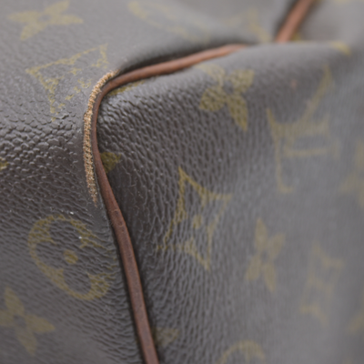 1988 Louis Vuitton Speedy 25 Handbag Monogram Brown 884