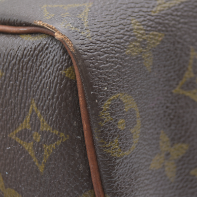 1988 Louis Vuitton Speedy 25 Handbag Monogram Brown 884