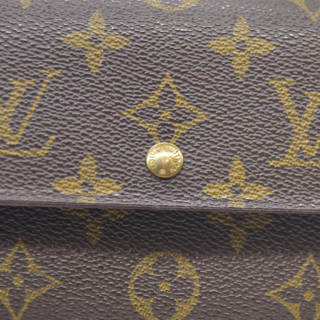 Louis Vuitton Monogram Porte Tresor Etui Papiers Wallet SP1909