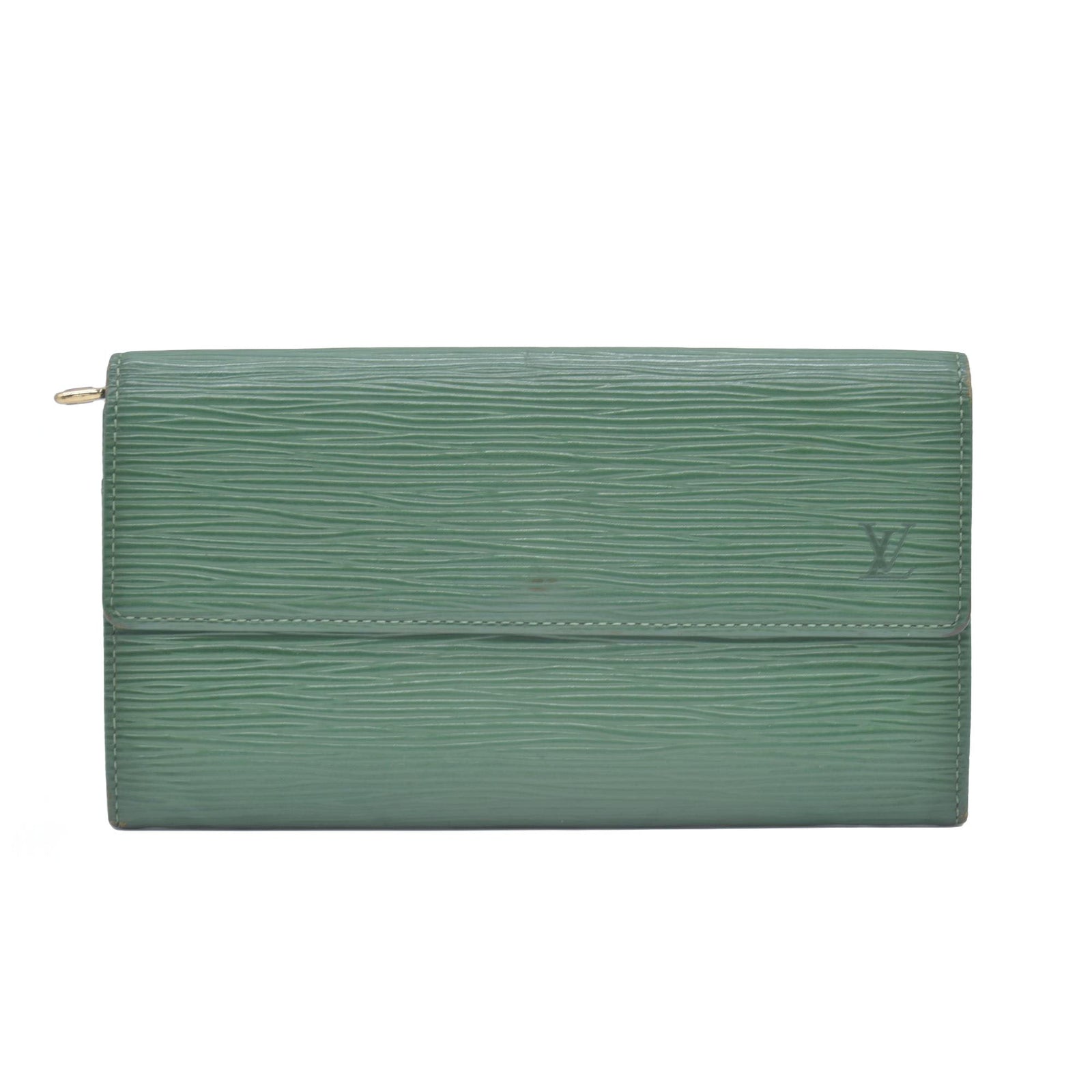 $750 Louis Vuitton Epi Sarah Wallet Borneo CA0257 CONSIGNMENT 10021037