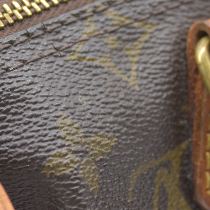 1988 Louis Vuitton Speedy 25 Handbag Monogram Brown 884