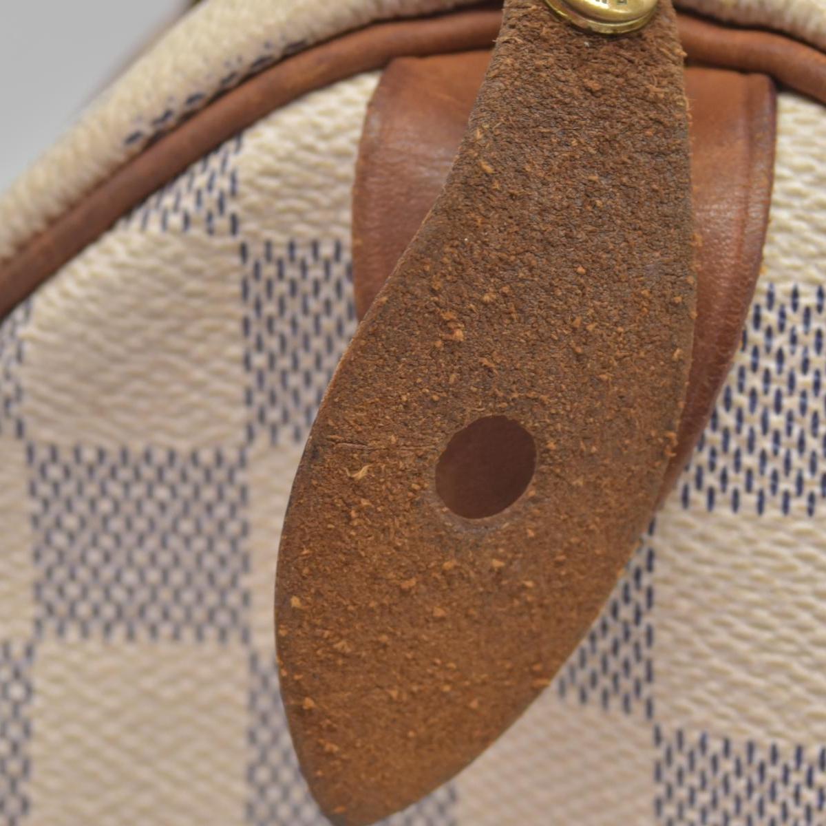 $1490 Louis Vuitton Damier Azur Speedy 25 MB0151