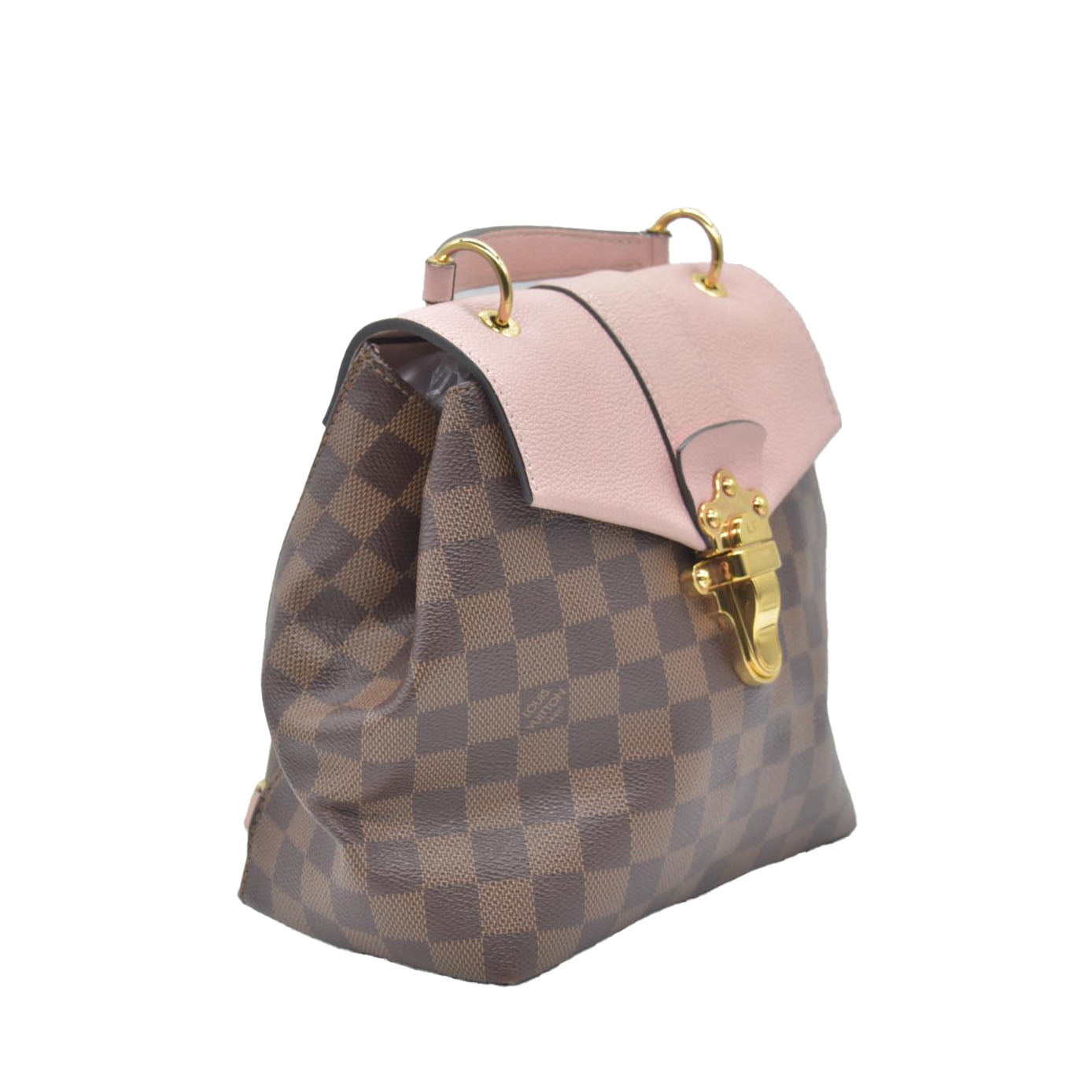 $2040 Louis Vuitton Damier Ebene Clapton Backpack Magnolia Pink