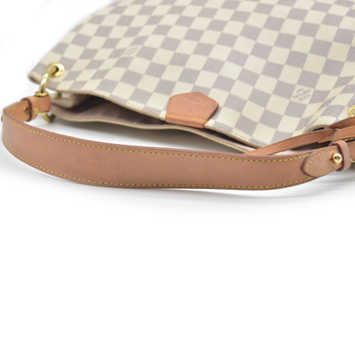 LOUIS VUITTON Damier Azur Graceful PM Tote with Tag $1980