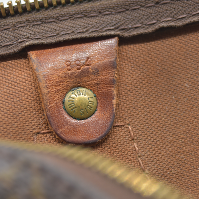 1988 Louis Vuitton Speedy 25 Handbag Monogram Brown 884