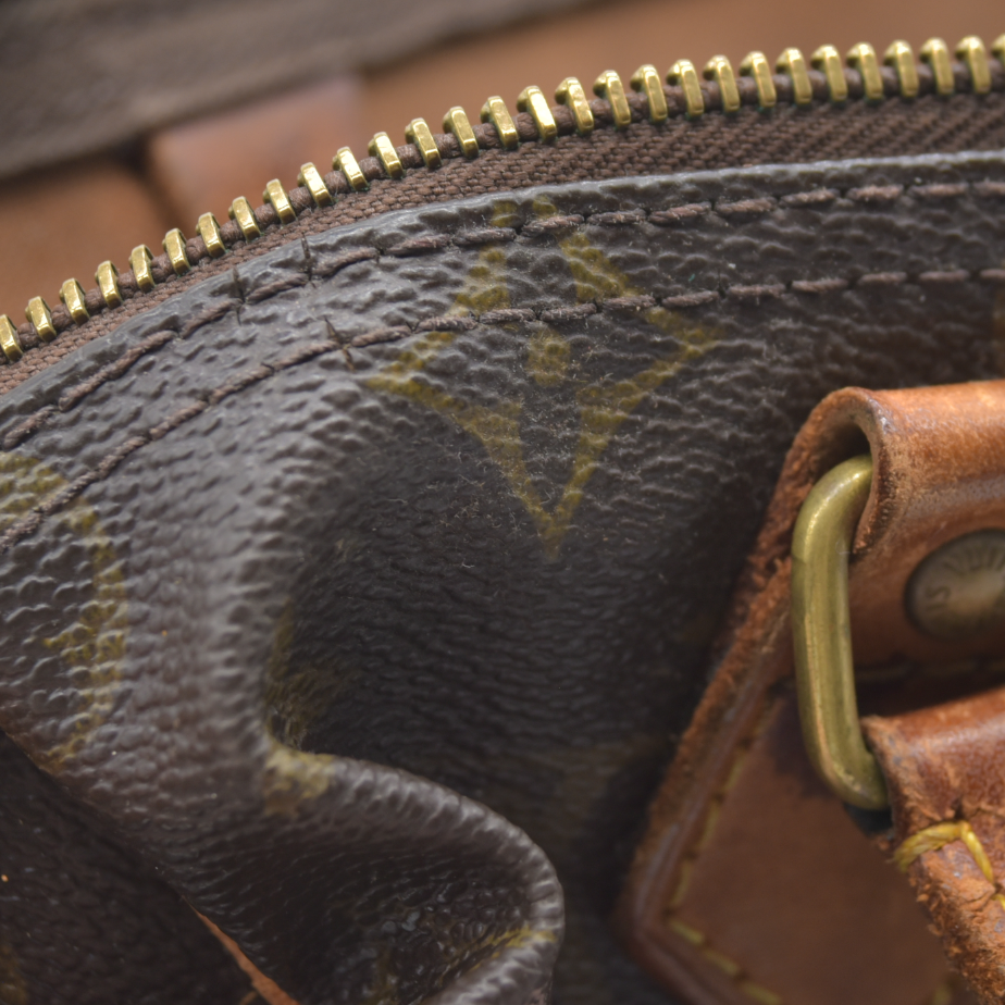 1988 Louis Vuitton Speedy 25 Handbag Monogram Brown 884